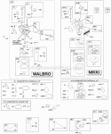 Carburetor Fuel Supply Kit - Carburetor Overhaul Diagram and Parts List for 28CH77-0036-E1  Briggs and Stratton Engine
